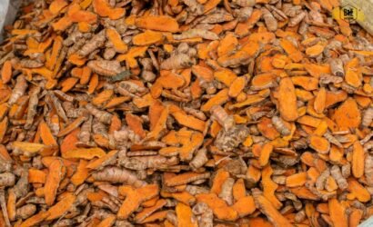 Golden Slices of Lakadong Turmeric